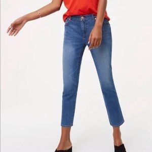 LOFT Modern Kick Crop Jeans